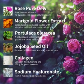 Missedsen Moisturizing Rose Toner, 10.1 Fl.oz, Sweet Rose Fragrance