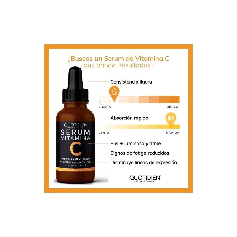 Kit 2 x Serum Facial Vitamina C + Ácido Hialurónico