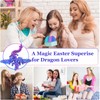 Flying Dragon Eggs, 3D Printed Easter Dragon Egg, Articulated Crystal