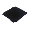 WS UK Microfibre Cleaning Cloth 10x10cm [Black, Pack of 5]