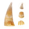 Beavorty 3pcs Natural Horn Scalp Massager Comb Hair Massage Tool