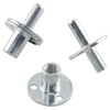 WHYHKJ 2 Sets Metal M12 Bed Post Connector Screw-in T-Nut