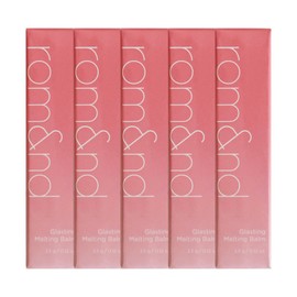 Rom& Glasting Melting Balm Lovely Pink 5 pieces JJ Mall / 롬앤 글래스팅 멜팅 밤 러비 핑크 5개  JJ몰