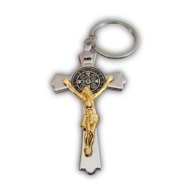 Eillwin Christian Crucifix Keyring Holy Cross & Religious Gift Perfect Quality Keychain for Faith & Protection