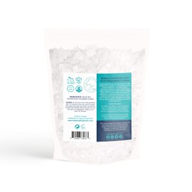 Dead Sea Magnesium Salt Bath Flakes for Body and Foot Soak by Natural Elephant 8 oz (227g)
