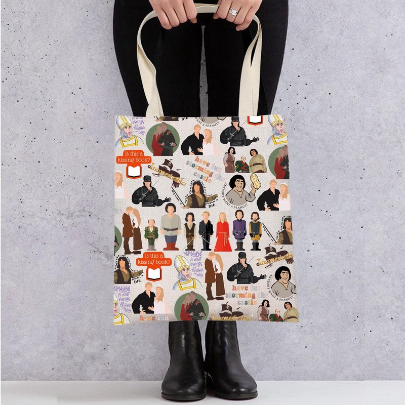 WZMPA Princess & Westley Tote Bag 80s Movie Gift Humpudink