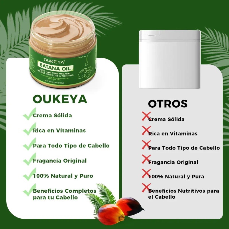 Mascarilla Capilar Oukeya Con Aceite De Batana 150g