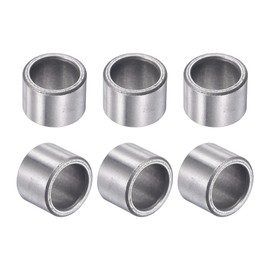sourcing map Sleeve Bearings 10mm Bore 14mm OD 10mm Length Sintered Iron Self-Lubricating Bushings 6pcs