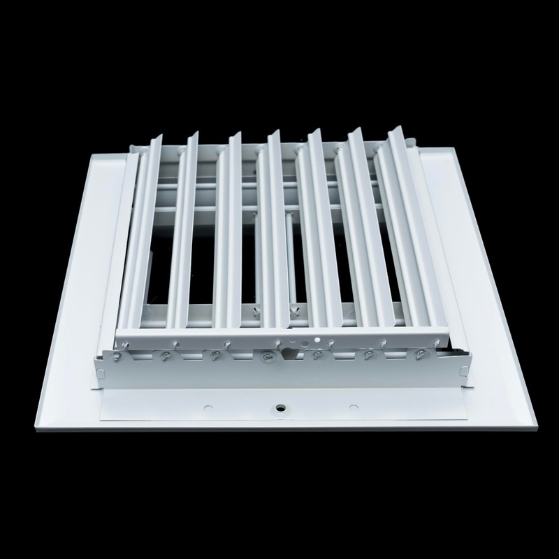 Fits 10x4 Duct Opening Aluminum 3-Way Adjustable Air Supply Grille