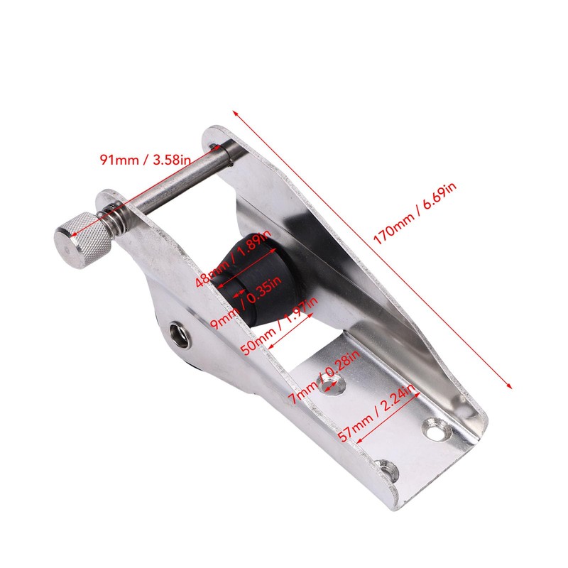 Asixxsix Stainless Steel Bow Anchor Roller, 160mm Boat Trailer Rollers