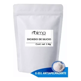 PROMISIL Dióxido De Silicio 1 Kg Grado Alimenticio, Antiapelmazante