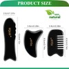 EQLEF Gua Sha Massage Tools, 2 Pieces Horn Gua Sha
