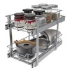2 Tier Pull Out Cabinet Organizer 11" W X 22"