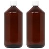 DistrEbution Empty Bottle Laboratory Bottle 1000 ml Brown with Lid
