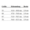 HUNTER Rambo Genuine Cow Leather Collar, 55/41 x 49 cm,