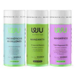 Kit Detox Plus  Probióticos  Manzanita  Magnífico  Wu                                                                                                 