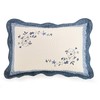 Modern Heirloom Charlotte Standard Sham, Blue, 26" x 20"
