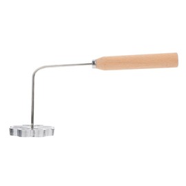 Nicear Aluminium Waffle Moulds With Wooden Handle Homemade Shape Oven Rose Iron For Baking Diving Mould Waffle Moulds