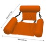 Inflatable Pool Lounger for Adults – Foldable Floating Chair with