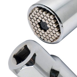 BE-TOOL Socket Wrench Universal Socket Set Drill Adapter Self Adjusting Combination for Automotive Industry (9-27mm)