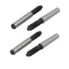 uxcell M6x21mmx50mm 45# Carbon Steel External Thread Metric Taper Pin