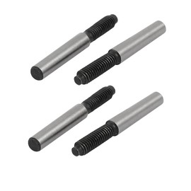 uxcell M6x21mmx50mm 45# Carbon Steel External Thread Metric Taper Pin Fasteners 4pcs