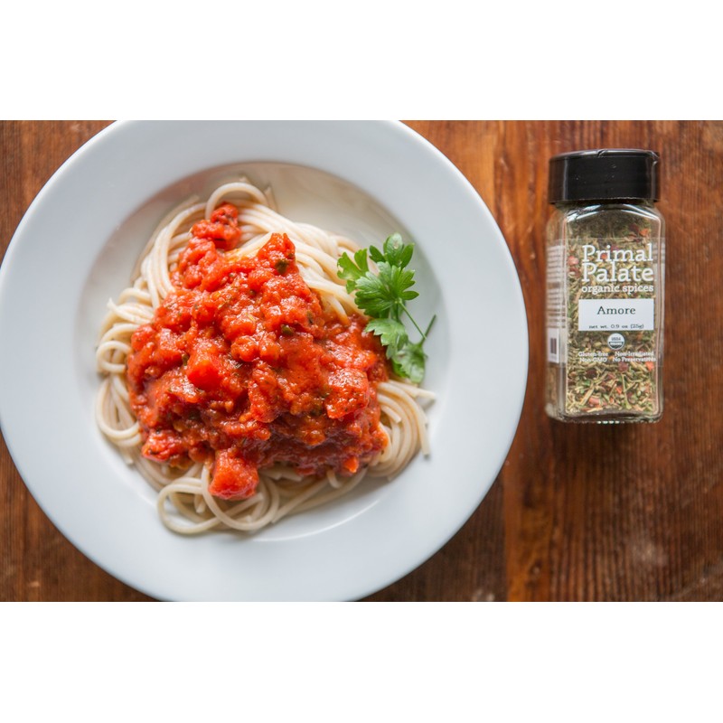 Primal Palate Organic Spices Amore Seasoning, Certified Organic, 0.9 oz
