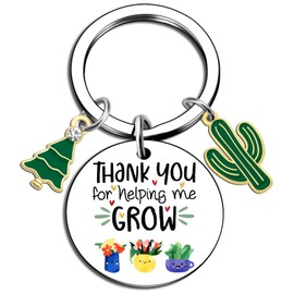 Davrock Plant Gifts Plant Keychain Gifts for Plant Lovers Gardener Gifts Cactus Gifts for Women Plant Lover Gifts for Women Retirement Gifts For Teacher