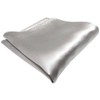 TigerTie Woven Designer Satin Silk Pocket Square Plain 100% Silk,