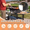 MOASKER Front Griddle Caddy for Blackstone 36" Griddle, Accessories Storage
