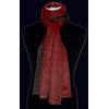 Lorenzo Cana Women's Reversible Scarf 100% Cashmere Woven Two-Tone, black/red