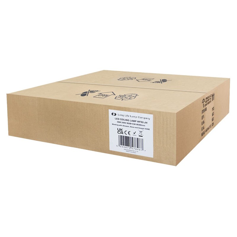 36w Round LED Ceiling Light Dimmable RGB Smart WiFi Mood