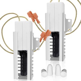 2 Pack PB040001 Gas Range Oven Igniter, Oven Igniter for Gas Stove for Viking Range Oven Igniter, Replace AP5315579 065650-000 SGR4001 792263, with 4 Ceramic Nuts.