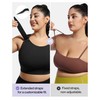 VFUS Plus Size Sports Bras Medium-High Support Adjustable Racerback High