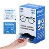 Selwatty 110 Anti-Fog Lens Wipe for Glasses/Screens, Wet, Quick Dry,