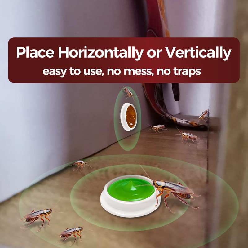 36 Pack Roach Repellent Killer Indoor Infestation, Powerful Attraction Cockroach
