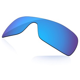 LenzReborn Polarised Lens Replacement for Oakley Antix Sunglasses - Other Options, Ice Blue - Polarised Mirrored