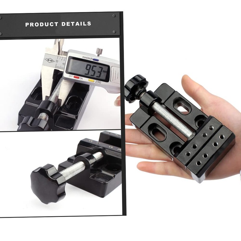 Mini Bench Clamp Flat Table Vice Adjustable Drill Press Vice