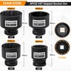 DAKCOS 4pcs 1/2" Impact Wrench Nuts Set 24mm 30mm 32mm