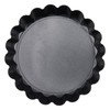 YUENPUN 10 PCS 10cm Quiche Pan, 4 Inch Mini Black