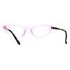 SA106 Womens Retro Design Narrow Cat Eye Plastic Reading Glasses