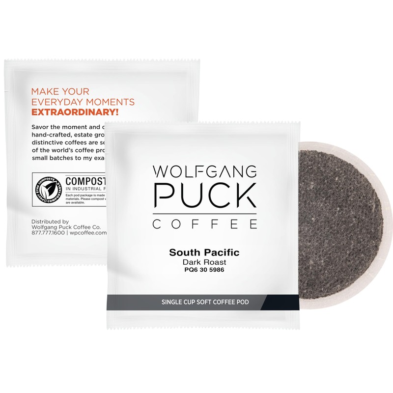 Wolfgang Puck Coffee, Organic Fair Trade, South Pacific Dark, 9.5