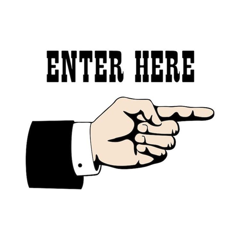 CafePress Enter Here Rectangle Car Bumper Magnet