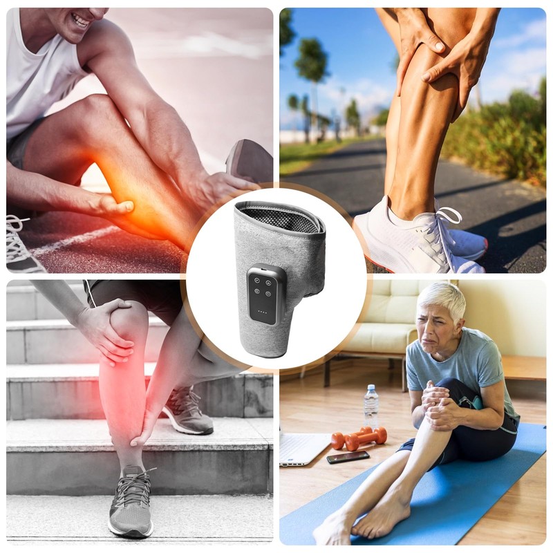 Beinmassagegerät: Wadenmassagegerät Mit Heizfunktion, Wadenmassagegerät Kabellos mit 3-stufiger Heizfunktion, Massagegerät