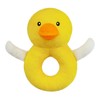 Doindute Baby Duck Soft Rattle Toy, Duck Plush Infant Shaker