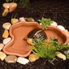CVASNF Pack of 3 Reptile Bath Tubs, Turtles, Water Bowl,