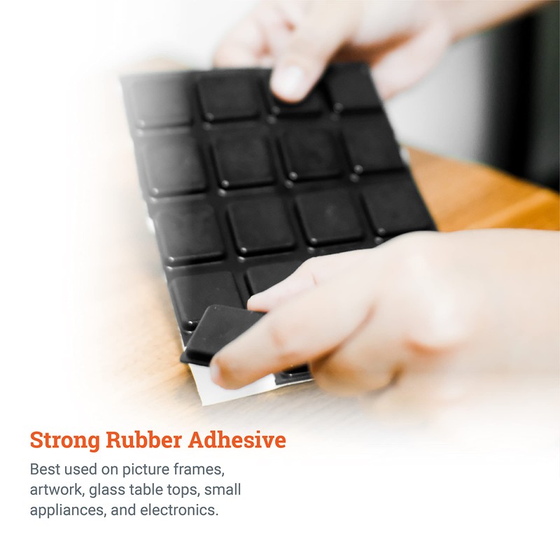 Rubber Bumpers Self Adhesive Large - 20 Pack - Non