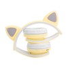 LED Noise Reduction Headset Cat Ear Shape Bluetooth 5.0 Headset