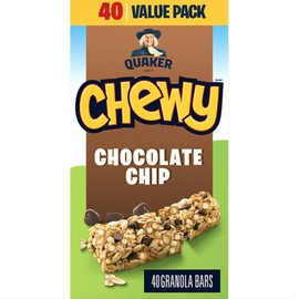 QUAKER CHEWY Chocolate Chip Granola Bars, 960g/33.9 oz., (40 Count) {Imported from Canada}
