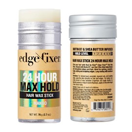 Red by Kiss Hair Wax Stick 24HR Max Hold Edge Fixer Edge Control Pomade Non-Sticky, Non-Oily Flake Free Hair Styling Wax 2.7 oz. (Mango)